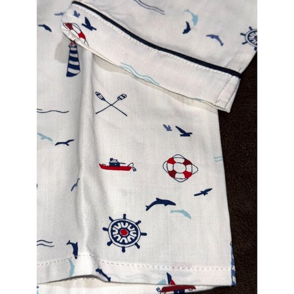 Childrens Petite Plume Nautical Print Pajama Set Size 6 - Picture 10 of 13